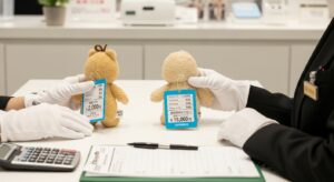 🧸 タグ付きぬいぐるみが高く売れる理由とは？保存状態の差で2倍に！ 📊 タグ付きとタグなしでの査定差額を比較