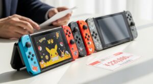 限定モデルSwitchはなぜ高い?人気デザイン3選を紹介 🎮✨ 例:ポケモンエディションが通常モデルより+8,000円査定