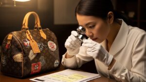 【ルイヴィトン キーポル ステッカー付き】古いトラベルタグ・ステッカー付きの評価