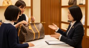 キーポルのヌメ革が色焼けしていても大丈夫！ピアゴ福釜店で「味」として評価される買取の話